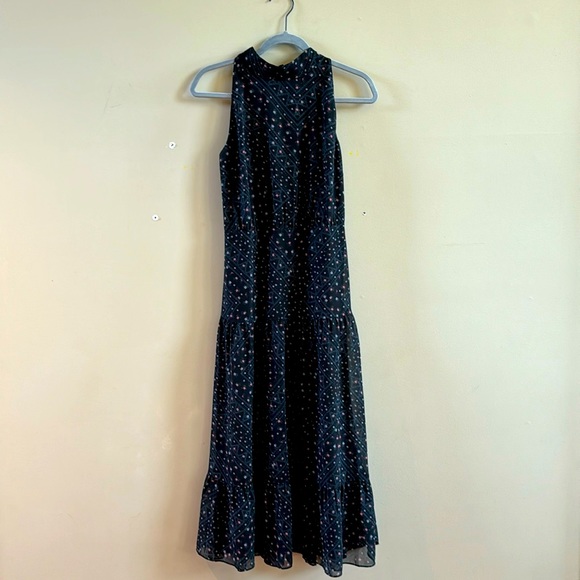 Sam Edelman midi dress with tie neck! - Picture 1 of 9